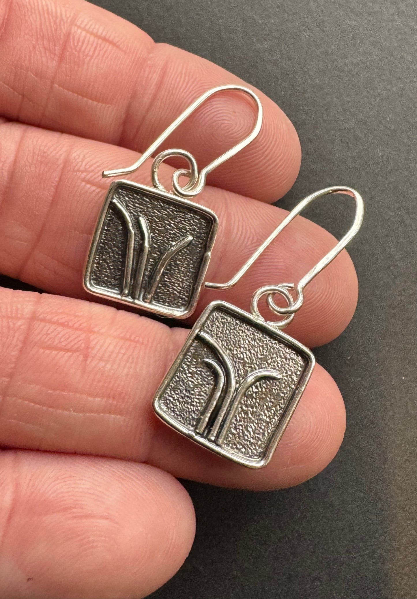 Emergence Botanical Sterling Silver Earrings