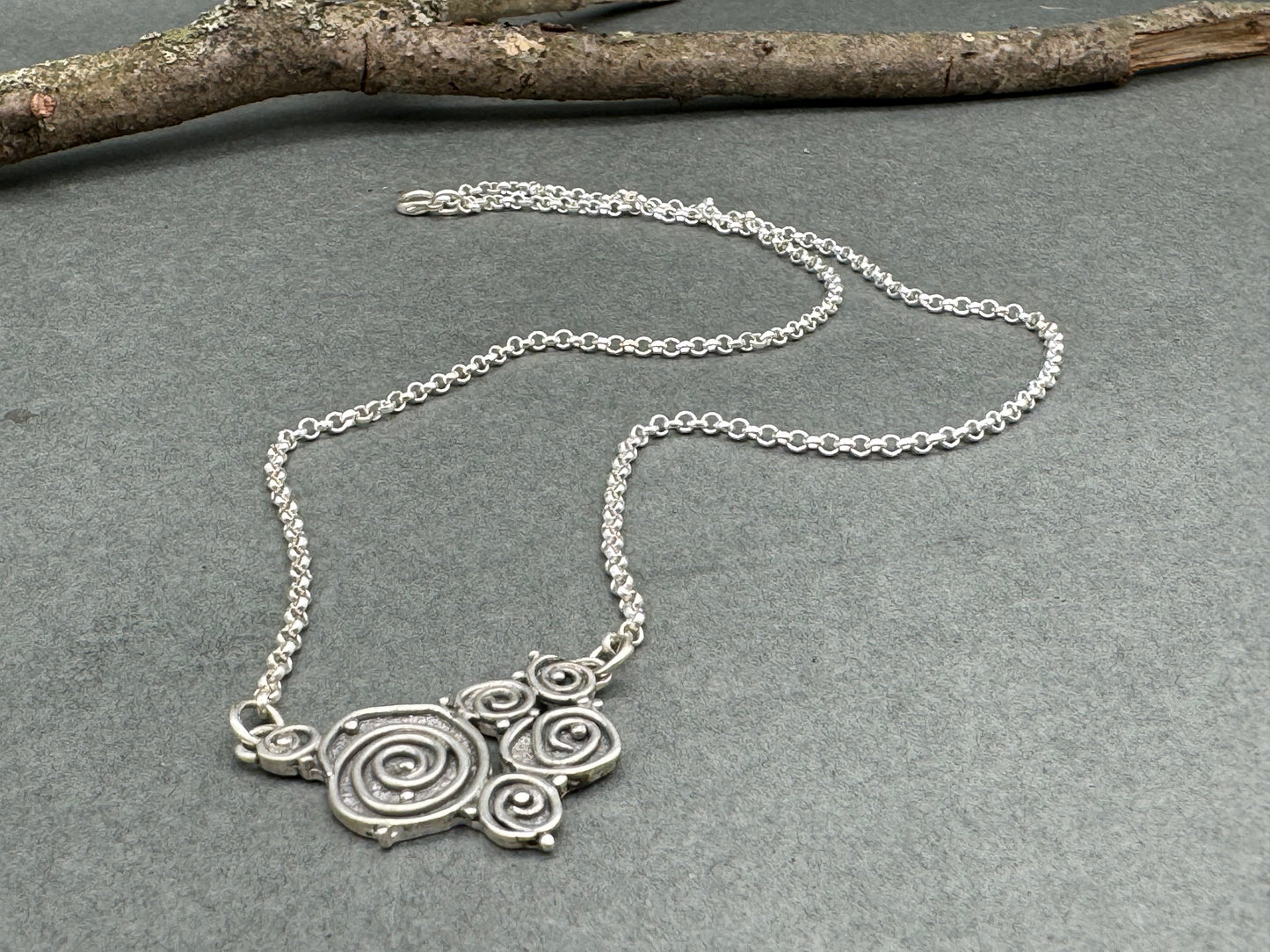 Tide Pool Sterling Silver Bib Necklace