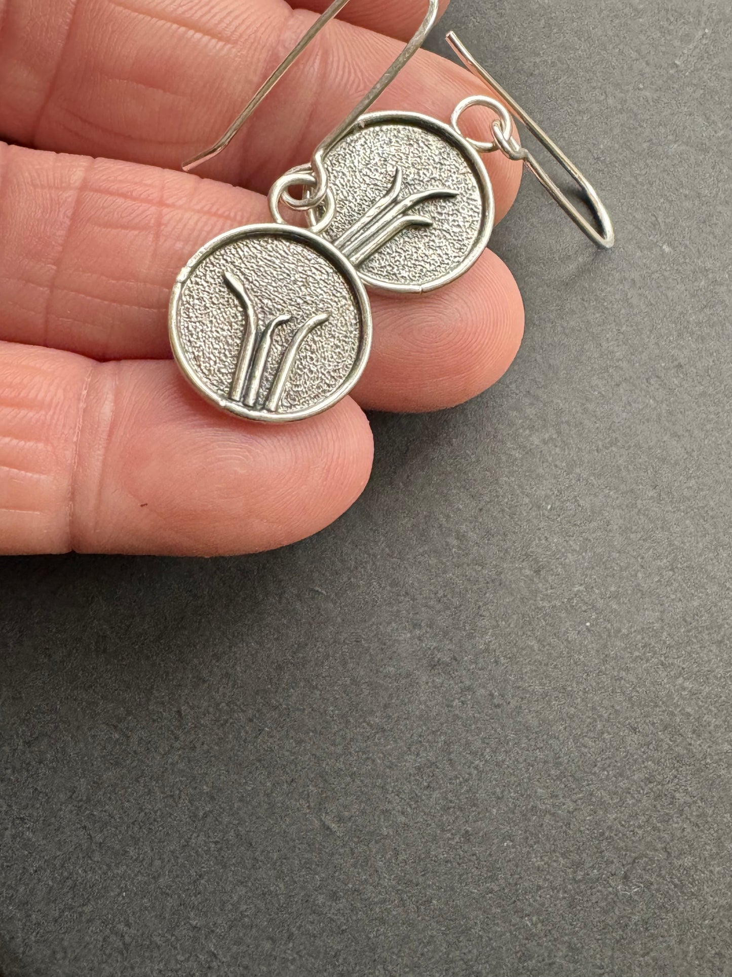 Emergence Botanical Sterling Silver Earrings