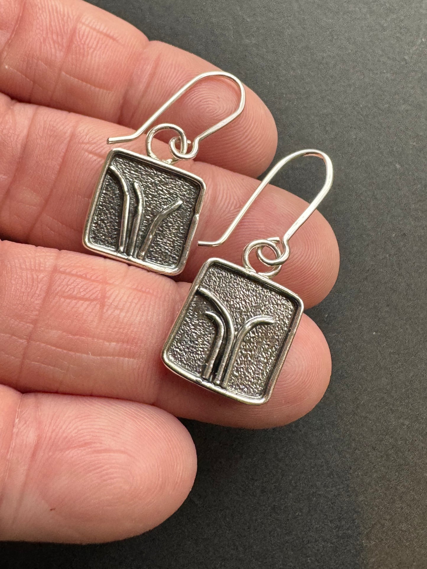 Emergence Botanical Sterling Silver Earrings