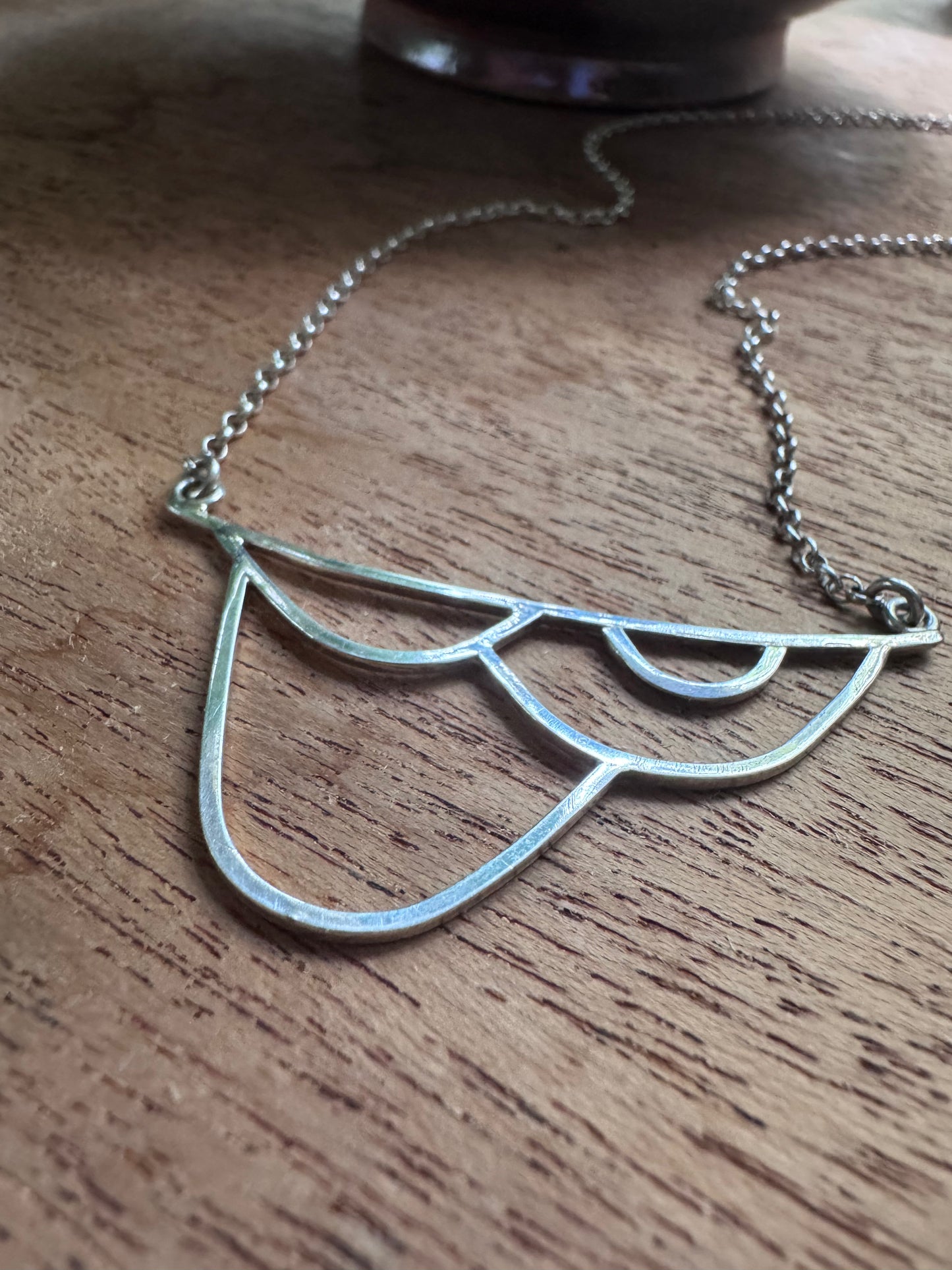Doodle Necklace in Sterling Silver