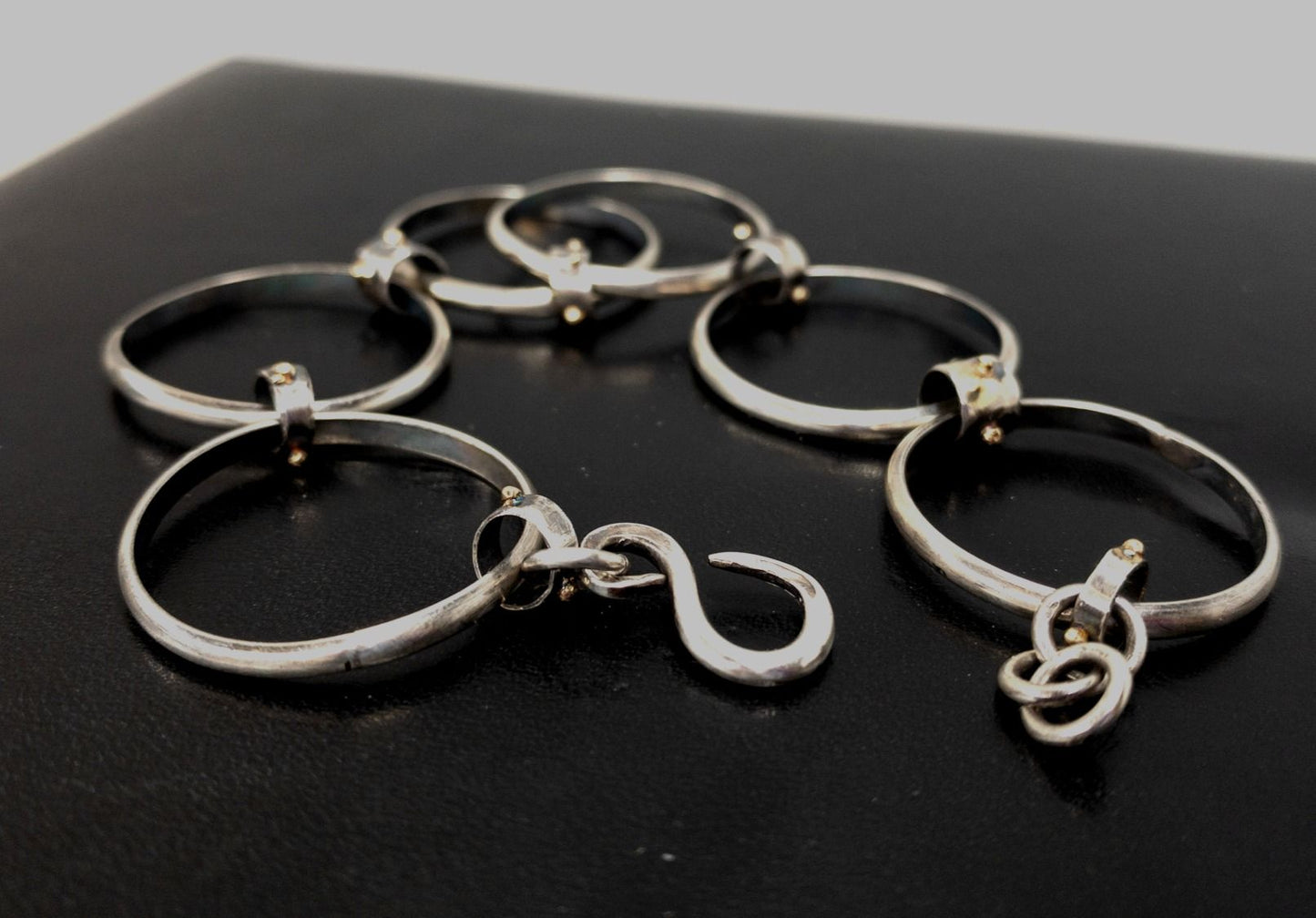 Chain Bracelet 14k Gold and Silver