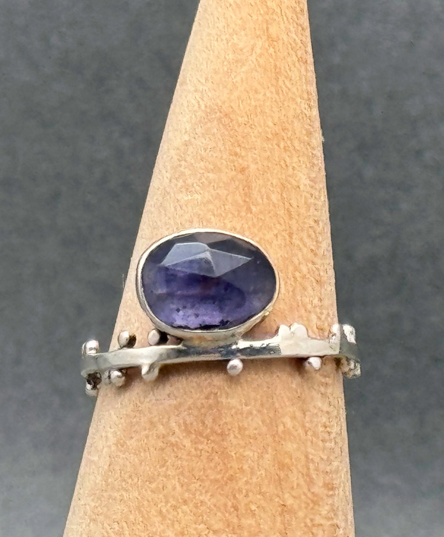 Iolite Seedling Ring in Sterling Silver