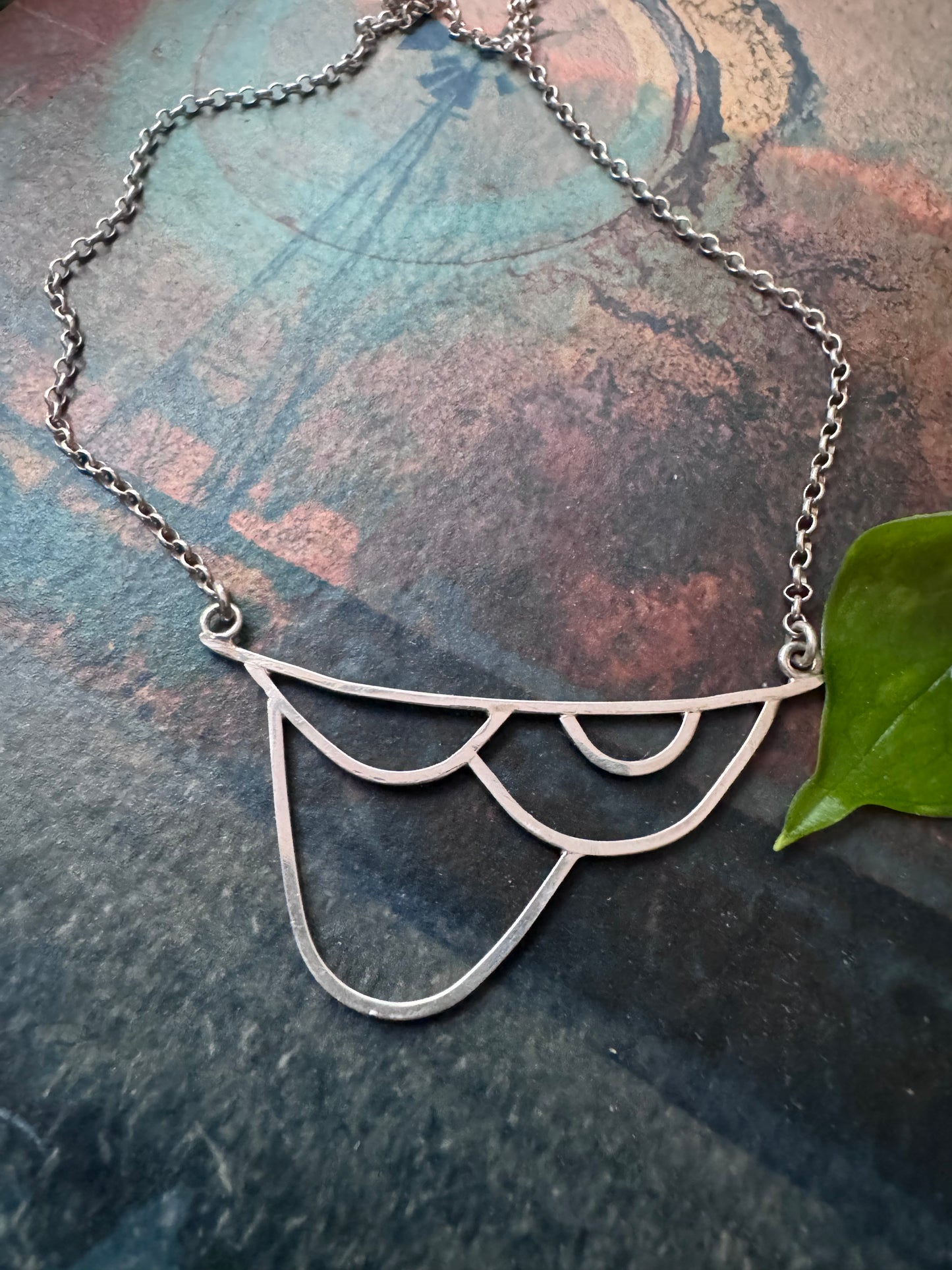 Doodle Necklace in Sterling Silver