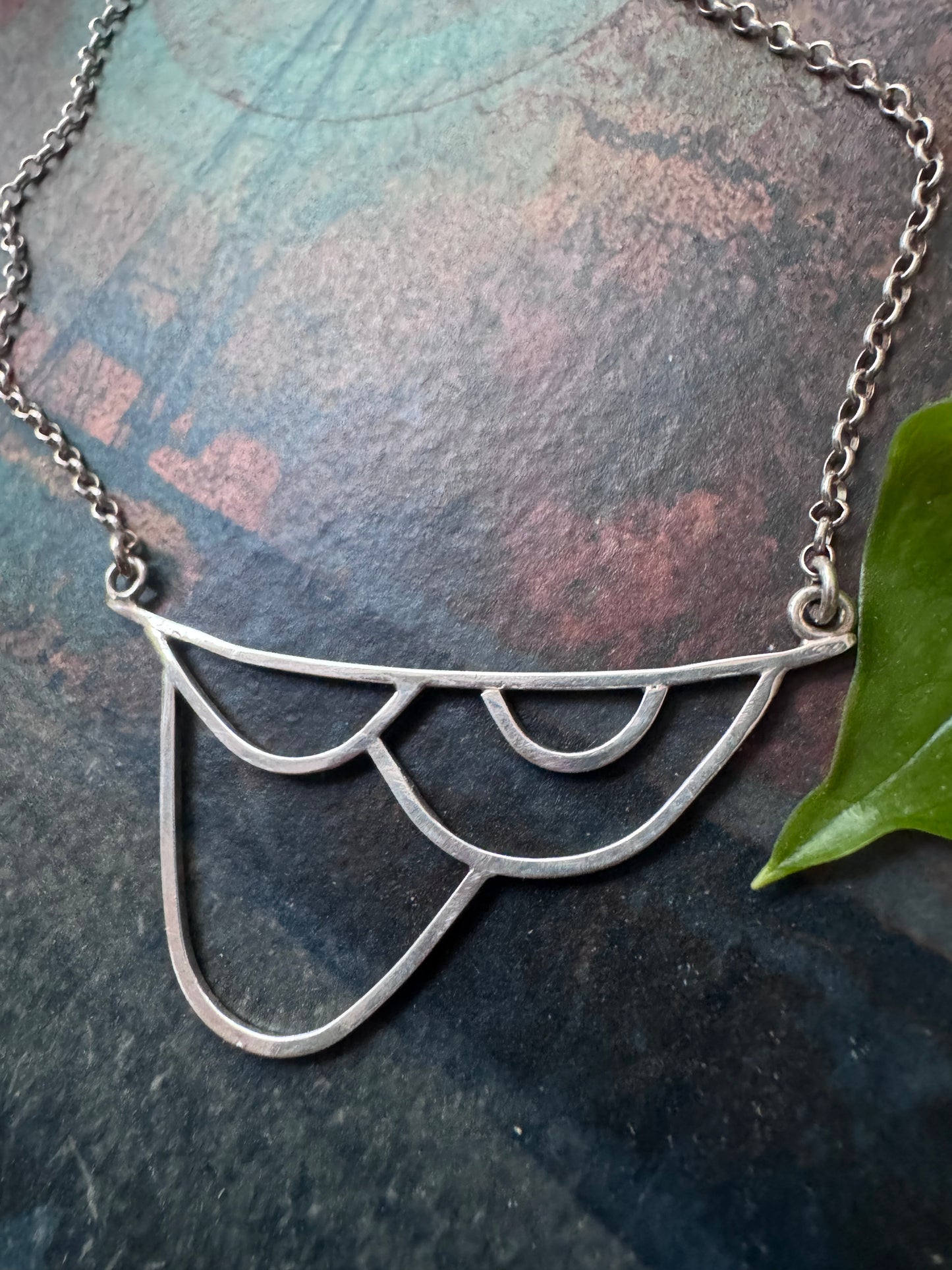 Doodle Necklace in Sterling Silver