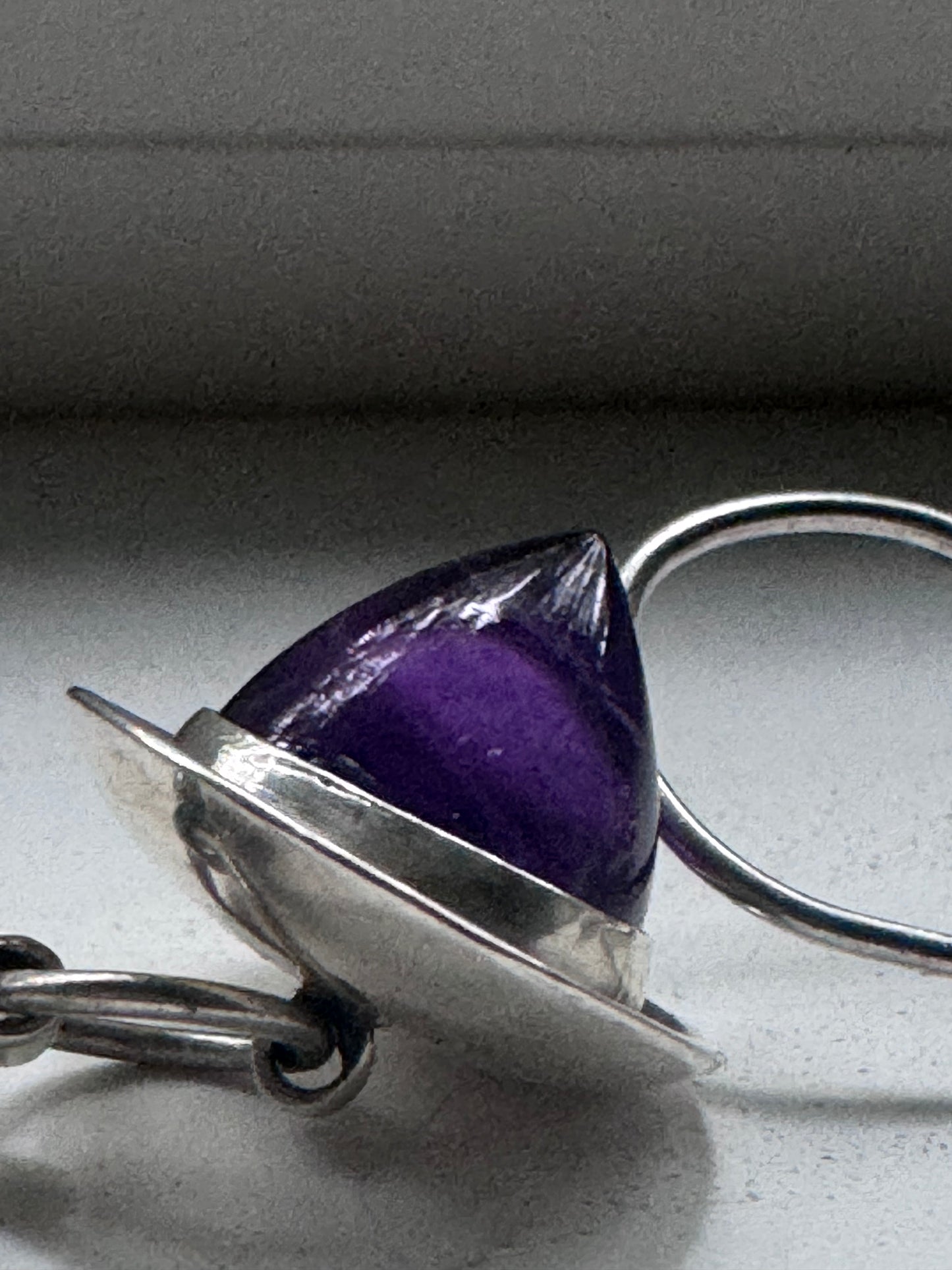 Vessel Amethyst Tide Pool Sterling Silver Drop Earrings
