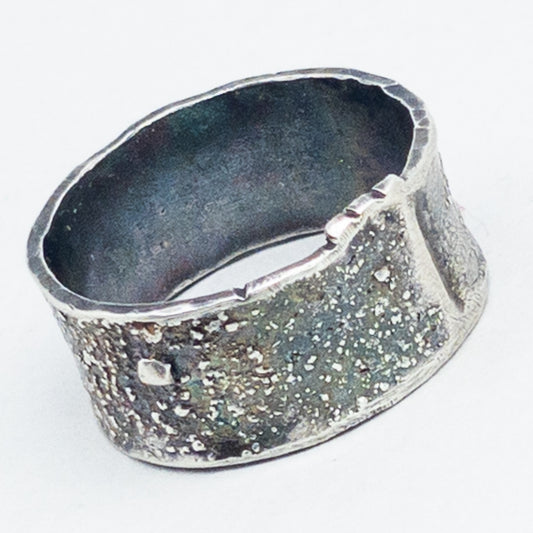 Silver Dust Band Ring